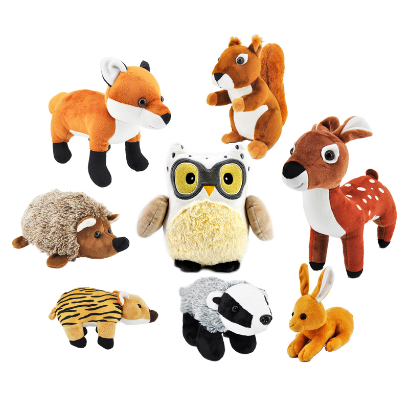 Custom design plush stuffed animal toys for baby gift 