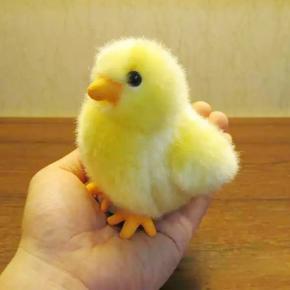 Custom Stuffed Plush Cute Yellow Chicken Toys 