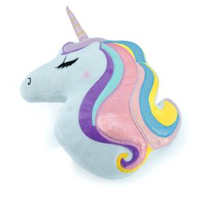 Hot sale custom high quality soft eco friendly plush stuffed unicorn pillow and cushion toy 
