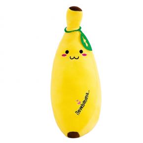 Manufacturer popular creative soft stuffed banana lovely fruit custom made oem for kids