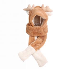 Wholesale New Design Women Customized Winter Scarf Hat Gloves Set 