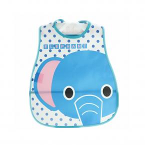 wholesale waterproof cute animals nice print OEM designs baby peva bibs