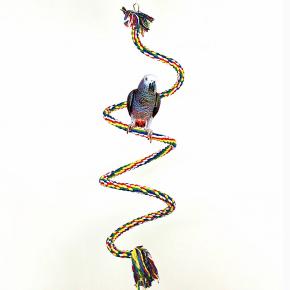 Birds Climbing Toys Parrot Cotton Rope Bird Chew Toys Muti color 