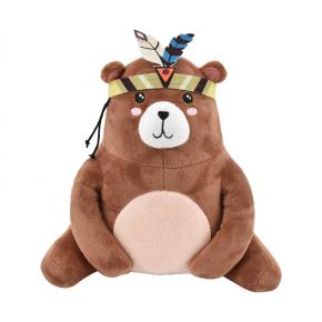 Chinese Cartoon Character Bear Doll Stuffed Animal Figure Plush Toys for Kids Gifts  - 副本