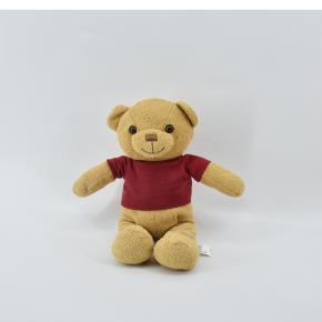 Manufacurer Custom Printed Logo T-shirt Stuffed Anima Small Size Teddy Bear